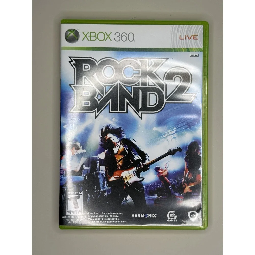 Rock Band 2 Microsoft Xbox 360, 2008, Complete with Manual